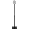 imageRockville RLF2 10 Ft MultiPurpose SpeakerLightingProjector Stand FlatBase Air Cushion System Tiltable Projector Tray for DJs and Event ProfessionalsBlack