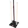imageRockville RLF2 10 Ft MultiPurpose SpeakerLightingProjector Stand FlatBase Air Cushion System Tiltable Projector Tray for DJs and Event ProfessionalsBlack