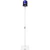 imageRockville RLF2 10 Ft MultiPurpose SpeakerLightingProjector Stand FlatBase Air Cushion System Tiltable Projector Tray for DJs and Event ProfessionalsWhite