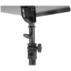 imageRockville RLS68 DualTray LaptopTablet Stand Adjustable Height 3051 Foldable Portable for DJs Presenters and Musicians