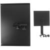 imageRockville RLS68 DualTray LaptopTablet Stand Adjustable Height 3051 Foldable Portable for DJs Presenters and Musicians