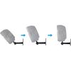 imageRockville RPW30 Wall Mount Brackets for PA Speakers with Safety Cable 35mm Swivel amp Tilt Heavy Duty PairTilt and Swivel