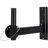 imageRockville RPW30 Wall Mount Brackets for PA Speakers with Safety Cable 35mm Swivel amp Tilt Heavy Duty PairTilt and Swivel