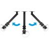 imageRockville RPW30 Wall Mount Brackets for PA Speakers with Safety Cable 35mm Swivel amp Tilt Heavy Duty PairTilt and Swivel
