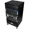 imageRockville RR18U 18U Live SoundRecording Studio Rack Case with Wheels Reversible Rack Rails Front amp Rear Mounting Cable Management Ports 440lb Capacity18U