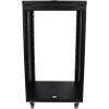 imageRockville RR20U 20U Live SoundRecording Studio Rack Case with Wheels Reversible Rack Rails Front amp Rear Mounting Cable Management Ports 440lb Capacity18U