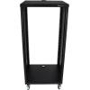imageRockville RR22U 22U Live SoundRecording Studio Rack Case 440lb Load Front amp Rear Rack Rails Reversible ThreadedSquare Hole Rails 3 Locking Caster Wheels Steel Construction