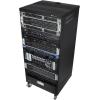 imageRockville RR22U 22U Live SoundRecording Studio Rack Case 440lb Load Front amp Rear Rack Rails Reversible ThreadedSquare Hole Rails 3 Locking Caster Wheels Steel Construction