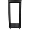 imageRockville RR24U 24U Live SoundRecording Studio Rack Case 440lb Load Front amp Rear Rack Rails Reversible ThreadedSquare Hole Rails 3 Locking Caster Wheels Steel Construction