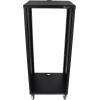 imageRockville RR24U 24U Live SoundRecording Studio Rack Case 440lb Load Front amp Rear Rack Rails Reversible ThreadedSquare Hole Rails 3 Locking Caster Wheels Steel Construction