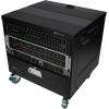 imageRockville RR6U 6U Live SoundRecording Studio Rack Case with Wheels Reversible Rack Rails Front amp Rear Mounting Cable Management Ports 440lb Capacity8U