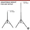imageRockville RVSS13 HeavyDuty Tripod DJ PA Speaker Stand AirAssist Lowering AllMetal Design Adjustable 4781 Inches Stable Base for Live Events and Mobile DJs