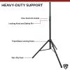 imageRockville RVSS13 HeavyDuty Tripod DJ PA Speaker Stand AirAssist Lowering AllMetal Design Adjustable 4781 Inches Stable Base for Live Events and Mobile DJs