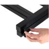 imageRockville RXS30 Portable Mixer Stand Adjustable Width 2106 inch 225 lbs Capacity  Instant FoldSetup Steel Frame Ergonomic Tilt EVA Pads
