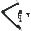imageRockville Rg30 Rogan Stand 30 Pro Boom Arm Mic Stand Fixed Mount Desk Clamp Adjustable Height BuiltIn XLR Cable Foldable Aluminum Build For Podcasting And Streaming
