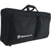 imageRockville SB15 v2 Rolling Travel Bag w Wheels Fits Most 15 DJ PA Speakers Telescopic Handle Durable Nylon Accessory Pockets for Mobile DJs and Event ProsBlack