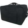 imageRockville SB15 v2 Rolling Travel Bag w Wheels Fits Most 15 DJ PA Speakers Telescopic Handle Durable Nylon Accessory Pockets for Mobile DJs and Event ProsBlack