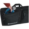 imageRockville SB15 v2 Rolling Travel Bag w Wheels Fits Most 15 DJ PA Speakers Telescopic Handle Durable Nylon Accessory Pockets for Mobile DJs and Event ProsBlack