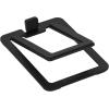 imageRockville SR3 Low Profile Speaker Riser Stands Pair for 2 to 4 Desktop Home Speakers or Studio Monitors  DeCoupling Foam Pad 16Degree Tilt Metal AntiSlip Feet