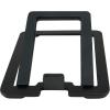 imageRockville SR3 Low Profile Speaker Riser Stands Pair for 2 to 4 Desktop Home Speakers or Studio Monitors  DeCoupling Foam Pad 16Degree Tilt Metal AntiSlip Feet