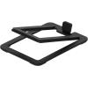 imageRockville SR3 Low Profile Speaker Riser Stands Pair for 2 to 4 Desktop Home Speakers or Studio Monitors  DeCoupling Foam Pad 16Degree Tilt Metal AntiSlip Feet