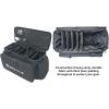 imageRockville UTBAG10 DJ UtilityCable Bag 10 Compartments Padded Straps WaterResistant Lockable Zippers Perfect for DJs Events Gear amp Cables