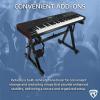 imageRockville Z40W ZStyle Pro Keyboard Stand Adjustable Height and Width Lockable Wheels Foldable with Carrying Bag for Musicians and Live Performances