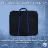 imageRockville Z40W ZStyle Pro Keyboard Stand Adjustable Height and Width Lockable Wheels Foldable with Carrying Bag for Musicians and Live Performances