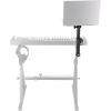 imageRockville ZLS Laptop Stand Attachment for ZStands 12 inch x 95 inch Tray  Adjustable Height amp 075 degree Tilt Silicone AntiSlip Pad Fits 35mm x 35mm Square Tube