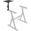 imageRockville ZLS Laptop Stand Attachment for ZStands 12 inch x 95 inch Tray  Adjustable Height amp 075 degree Tilt Silicone AntiSlip Pad Fits 35mm x 35mm Square Tube