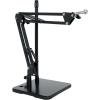 imageRockville iSTAND 85 Dual Desktop Boom Arm amp Gooseneck Stand Weighted Base Adjustable Mic Clip PhoneTablet Holder Perfect for Studio PodcastingDual Desktop phonetablet  Mic stand