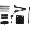 imageRockville iSTAND 85 Dual Desktop Boom Arm amp Gooseneck Stand Weighted Base Adjustable Mic Clip PhoneTablet Holder Perfect for Studio PodcastingDual Desktop phonetablet  Mic stand