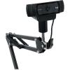 imageRockville iSTAND 85 Dual Desktop Boom Arm amp Gooseneck Stand Weighted Base Adjustable Mic Clip PhoneTablet Holder Perfect for Studio PodcastingDual Desktop phonetablet  Mic stand