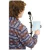 imageRockville iStand 44 iPadiPhoneSmartphoneTablet Mount Clamps to StandDesk Fits 47129 Devices 360 degree Rotation Secure Grip for MusiciansPresenters