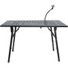 imageRockville PKS38 Platform Style KeyboardMixer Stand Bundle with Tabletop Attachment amp Gooseneck Mic Stand Adjustable HeightWidth Folds Flat for Easy Transport 200 lbs Capacity Fully Assembled