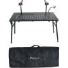 imageRockville PKS44 2Tier KeyboardDJ Stand Tabletop Mic Stand Detachable Second Tier Foldable Steel Carry Bag Perfect for DJs Studios Live Gigs