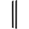 imageRockville RAIL24U 24U Reversible Rack Rails M5 CircleSquare Screw Holes Upgrade for 6U Rack 444 x 228 x 102 Durable Steel Quick amp Secure Gear Installation22U