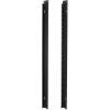 imageRockville RAIL24U 24U Reversible Rack Rails M5 CircleSquare Screw Holes Upgrade for 6U Rack 444 x 228 x 102 Durable Steel Quick amp Secure Gear Installation24U