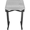 imageRockville RXS30 Portable Mixer Stand Adjustable Width 2106 inch 225 lbs Capacity  Instant FoldSetup Steel Frame Ergonomic Tilt EVA Pads