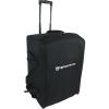 imageRockville SB15 v2 Rolling Travel Bag w Wheels Fits Most 15 DJ PA Speakers Telescopic Handle Durable Nylon Accessory Pockets for Mobile DJs and Event ProsBlack