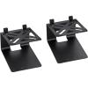 imageRockville SR4 Speaker Riser Stands Pair for 2 to 4 Desktop Home Speakers or Studio Monitors  DeCoupling Foam Pad 5Degree Tilt Metal AntiSlip Feet