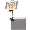 imageRockville iStand 44 iPadiPhoneSmartphoneTablet Mount Clamps to StandDesk Fits 47129 Devices 360 degree Rotation Secure Grip for MusiciansPresenters