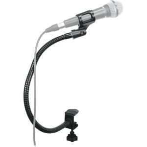 imageRockville GN20 20Inch Gooseneck Microphone Stand Rubberized Clamp with Mic Clip Adjustable Sturdy Steel Build for DJs and Podcasters