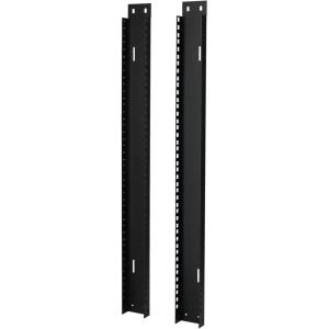 imageRockville RAIL18U 18U Reversible Rack Rails with M5 Circle or Square Screw Holes  339 Rackmount Rails for 6U Racks Circle amp Square Hole Options for Quick Gear Installation and Protection14U