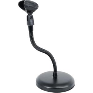 imageRockville RDMS7 Desktop Mic Stand w 118 Gooseneck Weighted Base Mic Clip Webcam Adapter Perfect for Podcasting Streaming amp Studio Use