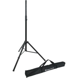 imageRockville RVSS13 HeavyDuty Tripod DJ PA Speaker Stand AirAssist Lowering AllMetal Design Adjustable 4781 Inches Stable Base for Live Events and Mobile DJs
