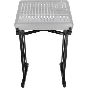 imageRockville RXS30 Portable Mixer Stand Adjustable Width 2106 inch 225 lbs Capacity  Instant FoldSetup Steel Frame Ergonomic Tilt EVA Pads