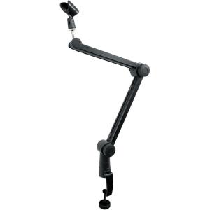 imageRockville Rg30 Rogan Stand 30 Pro Boom Arm Mic Stand Fixed Mount Desk Clamp Adjustable Height BuiltIn XLR Cable Foldable Aluminum Build For Podcasting And Streaming