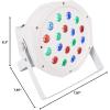 imageRockville Battery PAR 50 White Bundle 8 Rechargeable LED DMX DJ Wash Up Lights with Remotes 2 RLB30 Travel Bags for Events and Clubs 10 Items