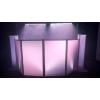 imageRockville Battery Strip 24 Bundle 2 Rechargeable RGBW Color DJ Wash Light Bars RFAAW DJ Event Facade Lightweight Metal Frame Booth with Travel Bag amp Scrim 3Items